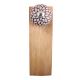 2 Pieces Pink And Black Etched Ceramic Wooden Door Stopper